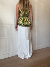 Load image into Gallery viewer, Alemais - Cece Spliced Silk Top w Tie - Multi - 6 - RRP$590
