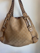Load image into Gallery viewer, Gucci - Suede Pelham Hobo Bag - Suede Tan - M
