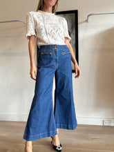 Load image into Gallery viewer, Zimmermann - Cropped Jeans w plaited detail - Denim - 30
