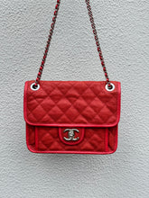 Load image into Gallery viewer, Chanel - Caviar French Riviera Flap ShoulderBag - Coral - S
