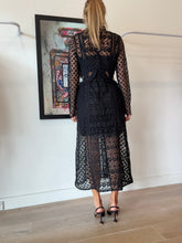 Load image into Gallery viewer, Self Portrait - Payne Lace Cutout Dress - Black -NWT - 12- RRP $1120
