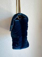 Load image into Gallery viewer, Saint Laurent - Loulou Velvet Crossbody - Navy - S
