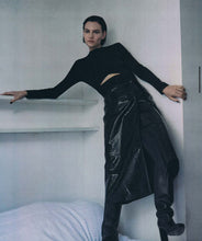 Load image into Gallery viewer, Camilla and Marc - Florian Croc Effect Leather Midi  Skirt - Black - 8 - BNWT - RRP $1,500
