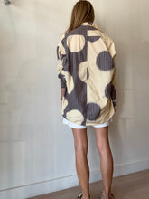 Load image into Gallery viewer, Acne Studios - LS Cotton Stripped Shirt - Beige w brown circles - 32
