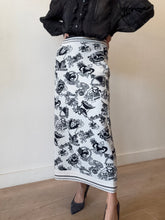 Load image into Gallery viewer, Zimmermann - Woollen Zodiac Midi Skirt - Cream/Black - 1
