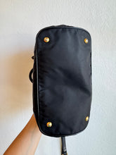 Load image into Gallery viewer, Prada - Tessuto Nylon &amp; Leather Bauletto Bag - Black - M
