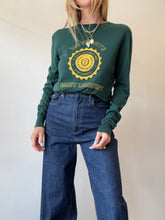 Load image into Gallery viewer, Saint Laurent - University Cotton Logo Sweatshirt - Green/Yellow - XS
