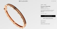 Load image into Gallery viewer, BVLGARI - B.zero1 Bracelet - Rose Gold - M - Current - RRP$15,750
