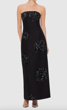 Load image into Gallery viewer, Leo Lin - Rayna Embellished Bustier Maxi Dress - Black - 8 -NWT - RRP$1099
