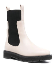 Load image into Gallery viewer, Salvatore Ferragamo - Rook Boots - Ivory - 7.5 - new w box - RRP$1,690
