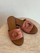 Load image into Gallery viewer, Chloe - Hana Leather Slides - Pink - 37
