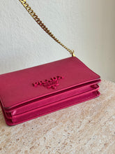 Load image into Gallery viewer, Prada - Mini Saffino Leather Bag on Chain - Pink - S
