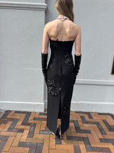 Load image into Gallery viewer, Leo Lin - Rayna Embellished Bustier Maxi Dress - Black - 8 -NWT - RRP$1099
