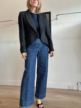 Load image into Gallery viewer, Chanel - Single Button Jacket - Grey Tweed - 44
