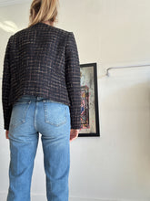 Load image into Gallery viewer, Karen Gee - Tweed Blazer - Brown - 0(8-10)
