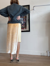 Load image into Gallery viewer, Kit X - Velvet/Silk Skirt - Yellow - 8
