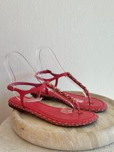 Load image into Gallery viewer, Chanel - Interlock CC Sandals - 39C - Pink
