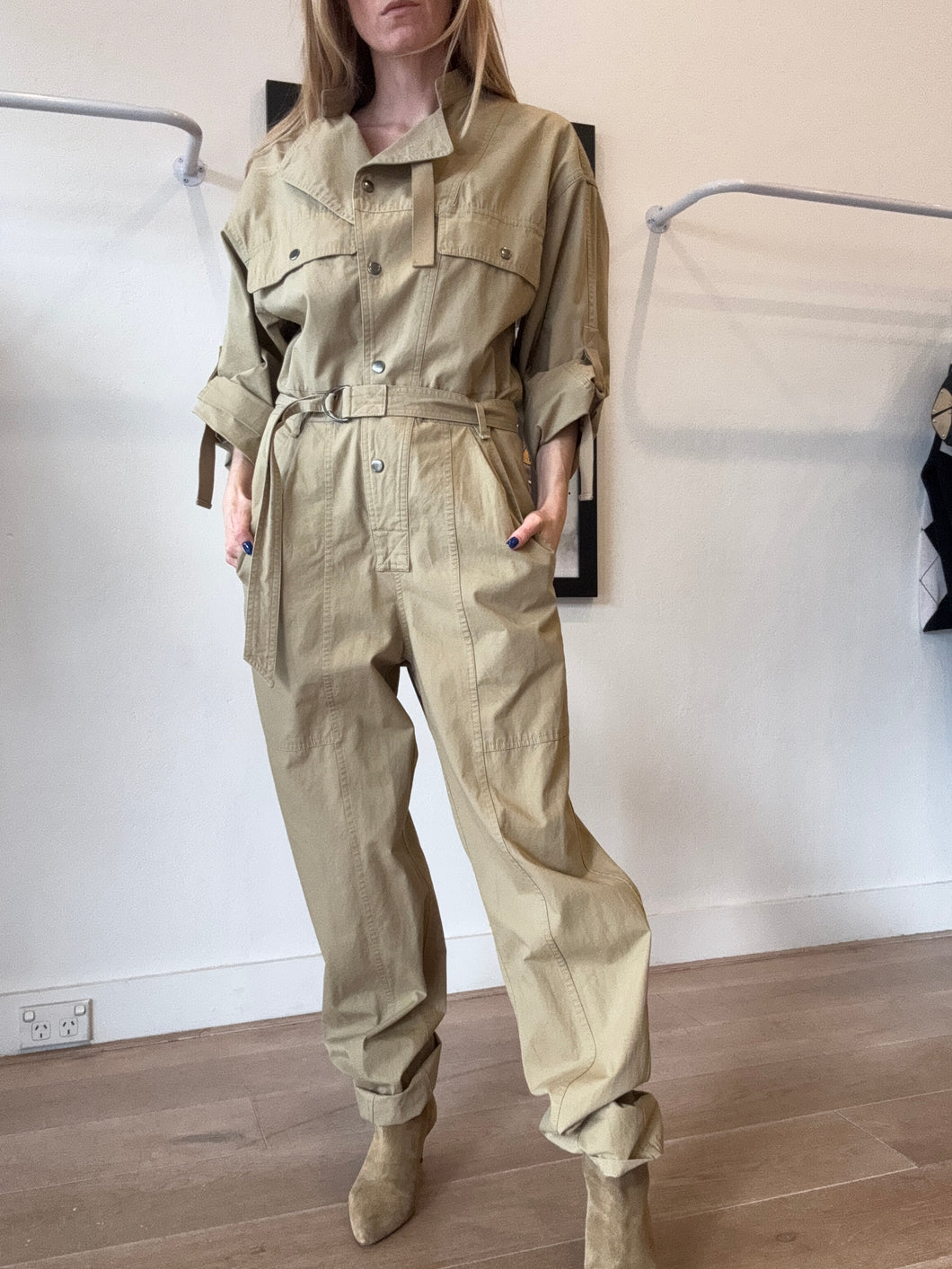Isabel Marant - Jumpsuit - Tan - 38 - RRP $990 as new