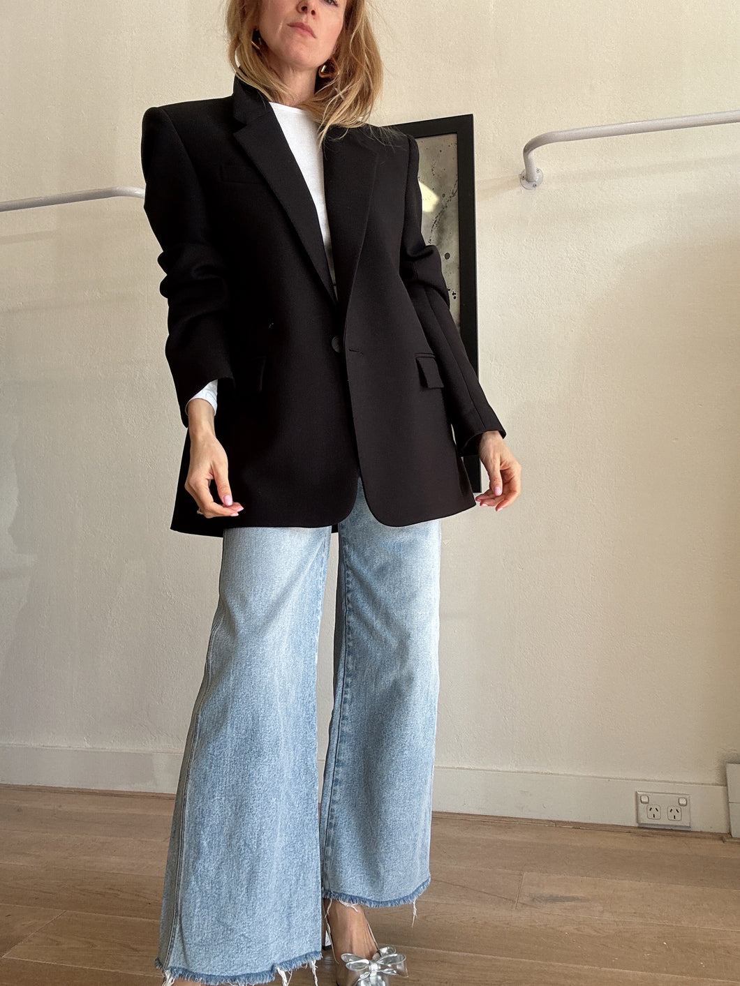Camilla and Marc - Mackinley Blazer - Black - 14 - Current - RRP$750