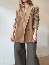 Load image into Gallery viewer, Ganni - Corduroy Blazer - Camel - 38
