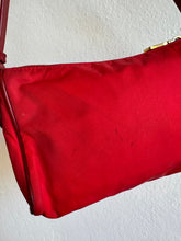 Load image into Gallery viewer, Vintage Prada - Nylon Tessuto Pochette Shoulder Bag - Red - S
