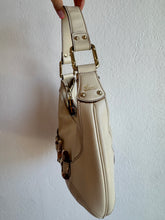 Load image into Gallery viewer, Vintage Gucci  - Amalfi Bamboo Horsebit Hobo Bag - Ivory - S
