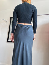 Load image into Gallery viewer, Anna Thomas - Cashmere BlendPointelle Cardigan - Petrol - S
