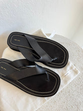 Load image into Gallery viewer, The Row -  Ginza Flip Flops - Black - 38 - RRP$1,425
