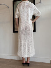 Load image into Gallery viewer, Maurie + Eve - Crochet Dress - Ivory - 8

