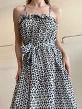 Load image into Gallery viewer, Lisa Marie Fernandez - Floral Embroidery Maxi dress - B/W - 3
