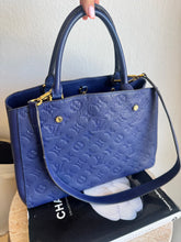 Load image into Gallery viewer, Louis Vuitton - Montaigne MMBag - Navy - M
