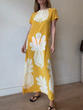 Load image into Gallery viewer, La Double J - Silk Swing Pineapple Print Maxi Dress - Yellow - M - RRP$1105
