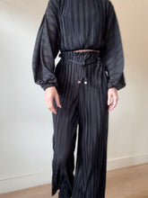 Load image into Gallery viewer, Significant Other - Pleated Marlie Top &amp; Pants set - Black - 6 - bnwt - RRP$500
