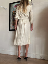 Load image into Gallery viewer, St Agni - LS Wrap Dress - Cream - XS
