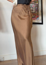 Load image into Gallery viewer, Marle - Silk Slip Skirt - Brown - 6
