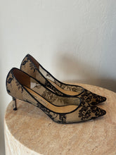 Load image into Gallery viewer, Jimmy Choo - Romy Lace Pumps - Black Lace - 38
