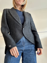 Load image into Gallery viewer, Chanel - Single Button Jacket - Grey Tweed - 44
