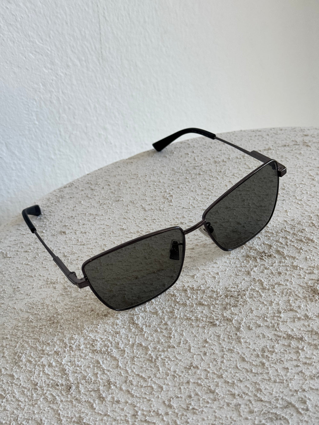 Bottega Veneta - BV1195S Square Sunglasses - Black - OS - w case - RRP$650
