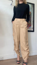 Load image into Gallery viewer, Sunset Lover - Cargo Pants w Gathhered Sides - Tan - 6
