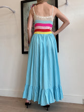 Load image into Gallery viewer, COOP - Crochet Midi dress - Blue - S
