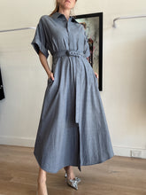 Load image into Gallery viewer, Camilla and Marc - Finke Shirt Dress - Charcoal - 12 -RRP $450
