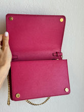 Load image into Gallery viewer, Prada - Mini Saffino Leather Bag on Chain - Pink - S

