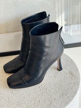 Load image into Gallery viewer, Scanlan Theodore - Square Toe Leather Ankle Boots - Navy - 39 - RRP$750
