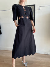 Load image into Gallery viewer, Sea NY - Leona Midi dress - Black - US8(12) - bnwt - RRP$850
