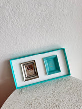 Load image into Gallery viewer, Tiffany - Engraved Trinket Tray Accessories - Silver/Blue - RRP $670
