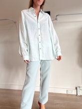 Load image into Gallery viewer, Zimmermann - Oversized Shirt - Mint - 0 - RRP $795
