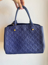 Load image into Gallery viewer, Louis Vuitton - Montaigne MMBag - Navy - M

