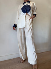 Load image into Gallery viewer, A.Emery - Wide Leg Textured Pants - Ivory - 8
