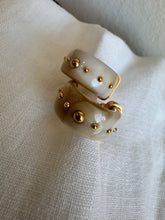 Load image into Gallery viewer, éthéréé collection- Cowboy Resin hoops
