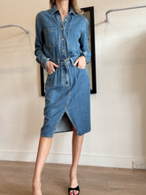 Load image into Gallery viewer, Rag &amp; Bone - Denim Midi dress - Mid Denim - 28 (10)
